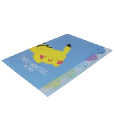 ポケモン A4 クリアファイル 5インデックス ダイカット ポケット
