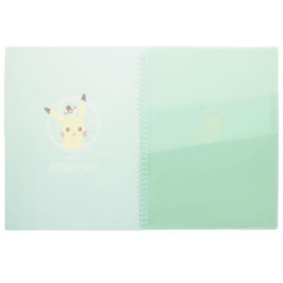 A4 リング ポケットファイル POKE DAYS ピカチュウ グリーン ポケモン