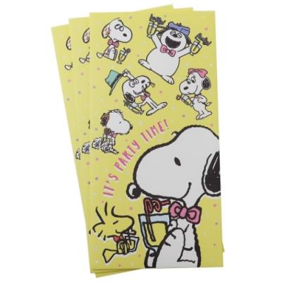 SNOOPY（スヌーピー） グッズ ぽち袋 長札 お年玉 ポチ袋 3枚セット