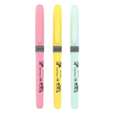 SNOOPY（スヌーピー） カラーペン 蛍光マーカー パステル 3本セット