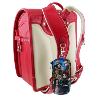 のびる鍵カバー リール付き キーケース 鬼滅の刃 集合 サンスター文具 少年ジャンプ