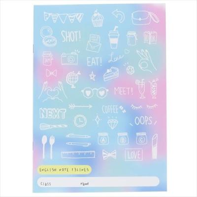 ガールズライフ イングリッシュノート 文具 英語ノート かわいい グッズ ステッドファスト 13段 B5クラフト英習帳 キャラクターのシネマコレクション 通販 Paypayモール