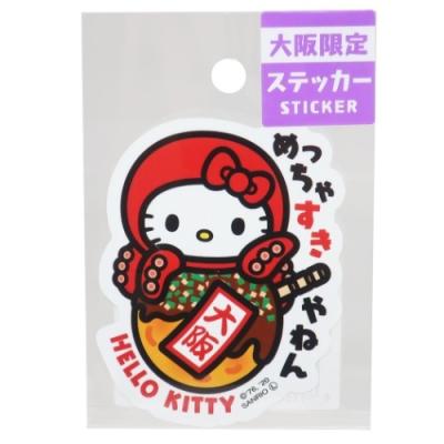 全国 ご当地 ステッカー 大阪 たこ焼き サンリオ ハローキティ