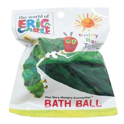 入浴剤 マスコットが飛び出るバスボール はらぺこあおむし エリック・カール 2nd サンタン アップルの香り