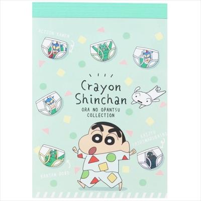 メモ帳 ミニミニメモ クレヨンしんちゃん パジャマパンツ ティーズ