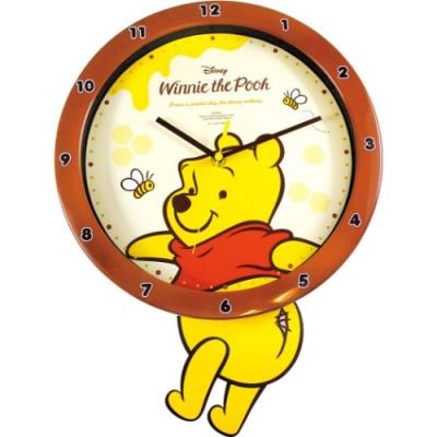 くまのプーさん グッズ 壁掛け振り子時計 ディズニー キャラクター 足