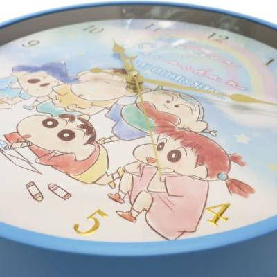 壁掛け時計 クレヨンしんちゃん インデックス ウォールクロック ふわふわクレヨン ブルー インテリア雑貨 アニメキャラクター キャラクターのシネマコレクション 通販 Paypayモール