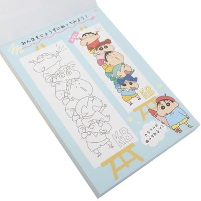 メモ帳 あそべるれんしゅうメモ クレヨンしんちゃん おともだち