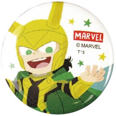 MARVEL ソー＆ロキ 缶バッジ ペア セット グリヒル マーベル