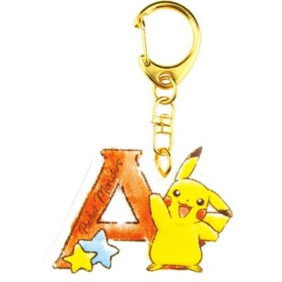ポケモングッズ イニシャル アクリルキーホルダー ピカチュウ A ポケットモンスター キャラクターのシネマコレクション 通販 Paypayモール