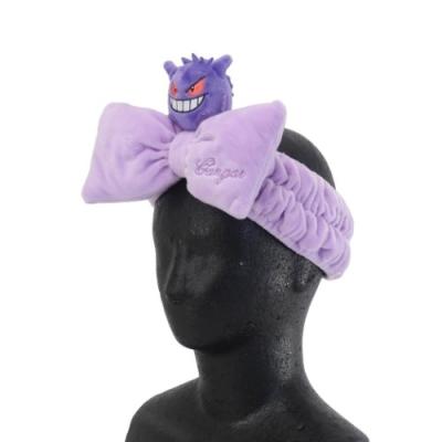 ポケモン マイキャラ ヘアバンド マスコットリボン付き ヘアバンド ゲンガー ポケットモンスター キャラクター