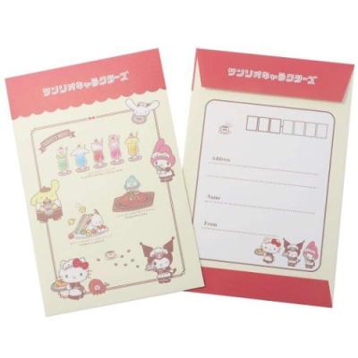 サンリオ　喫茶　レターセット 手紙セット レターセット サンリオキャラクターズ 喫茶サンリオ