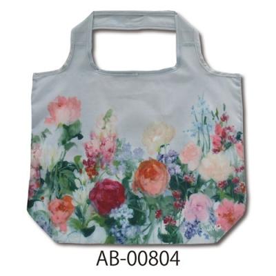 ショッピングバッグ エコバッグ アーチストブルーム ジュリアプリントン カッティングガーデン Mサイズ ユーパワー AB-00804