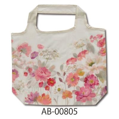 ショッピングバッグ エコバッグ アーチストブルーム シルビアヴァシレヴァ クイーンアンズレースガーデン Mサイズ ユーパワー AB-00805