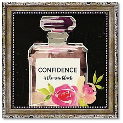 インテリア パネル ミニゲル アートフレーム ベラ・ドス・サントス コンフィデンス イズ ザ ニュー ブラック ユーパワー