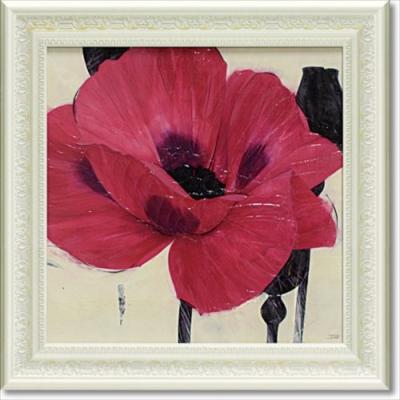 絵画 インテリア 絵 額付(銀) 油絵 uF6-112002 花 ポピー メルカリ 絵画 絵 額付き (銀）油絵 uF6-112002 花（ポピー