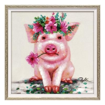 ユーパワー　オイルペイントアート「アニマルズ(Lサイズ)」 動物画 オイルペイントアート プレゼント Sサイズ ユーパワー OP-07064