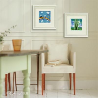 額付き 版画 はりたつお 屋久島 