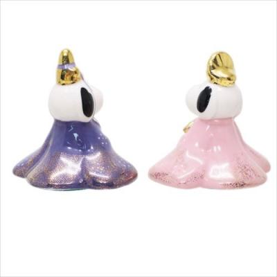 SNOOPY キャラクターひな人形 スヌーピー 磁器親王飾り 吉徳大光