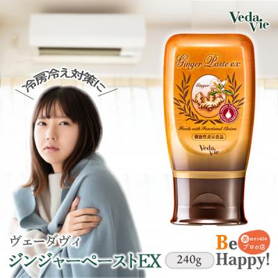 母の日 2026 ジンジャーペースト 冷えケア 240g 冷え対策 生姜 はちみつ ヴェーダヴィ しょうが チューブ 爆買