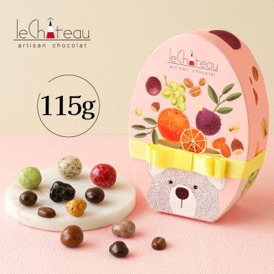 【バレンタイン当日までにお届け可】バレンタイン チョコ 2026 ルシャトー バラエティボックス115g 高級 友チョコ ご褒美 ギフト ピンク