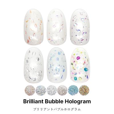 ジェルネイル ネイルタウン ネイルアート ブリリアントバブルホログラム 全6種