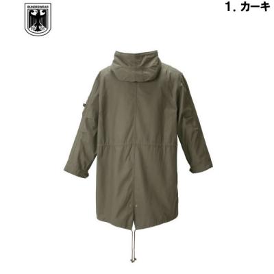 美品！ ブンデスウエア 超ビッグサイズ メンズ 5L モッズコート カーキ
