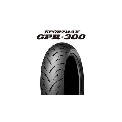 魅了 150/60R17 (Hレンジ) DUNLOP GPR-300 M/C スポーツマックス ダンロップ GPR300 310749 SPORTMAX リア用 商品番号 TL 66H - オンロード用タイヤ