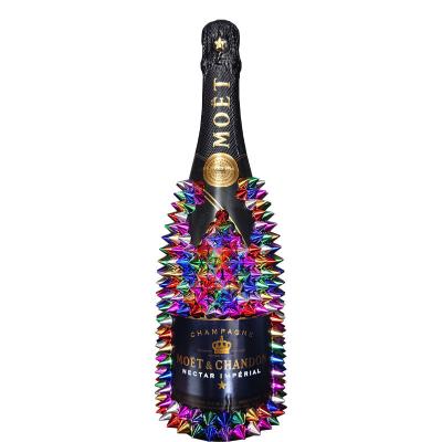 モエ エ シャンドン デコレーションボトル レインボー 750ml×１本[フランス シャンパーニュ  パーティー ギフト トゲモエ]