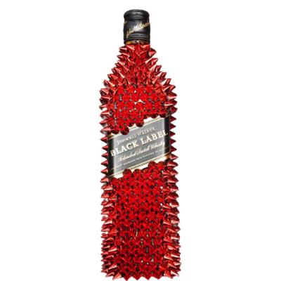 ジョニーウォーカー ブラックラベル １２年 デコレーションボトル レッドメタル 700ml×１本