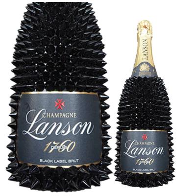 ランソン デコレーションボトル 750ml×１本［フランス シャンパーニュ地方 オリジナル ハードボトル ギフト トゲトゲ ドリアン トゲランソン］