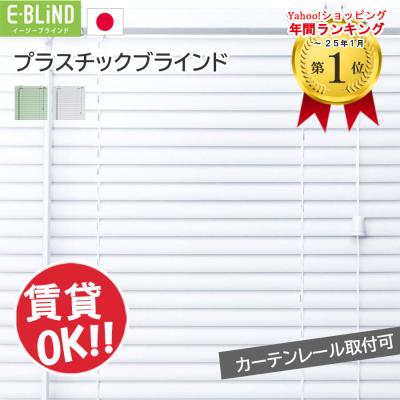 ブラインド ブラインドカーテン オーダー プラスチックブラインド 幅36〜200cm 高さ31〜200cm スラット幅25mm カーテンレール取付OK オーダーブラインド