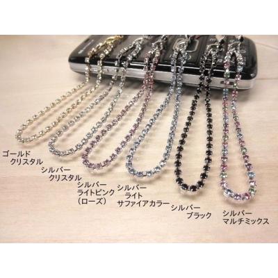 携帯ストラップ スワロフスキー ピンク きらきら ラインストーンベルト