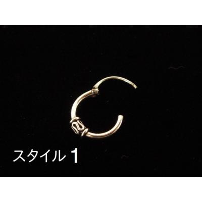 グッズ ピアス Gロゴ フープ 片耳 シルバー ★590 楽天市場】シルバー925 フープピアス 八角形 silver 黒 ブラック