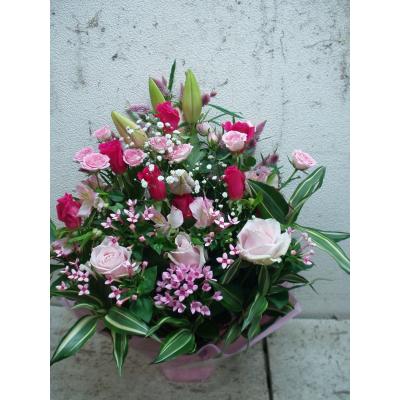 フラワーアレンジメント 6600円 花 ギフト 母の日 父の日 誕生日 お祝い　