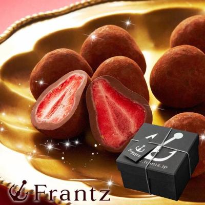 ホワイトデー イチゴ 苺 チョコ お返し お菓子 チョコレート トリュフ スイーツ ギフト 黒 洋菓子 神戸苺トリュフ・カカオ 誕生日 おしゃれ お取り寄せ 贈り物