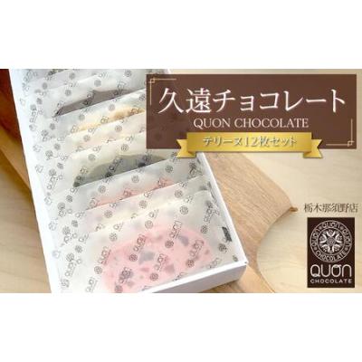 ふるさと納税 久遠チョコレート　栃木那須野店 テリーヌ12枚セット｜ チョコレート 洋菓子 ショコラ 詰め合わせ セット 厳選 スイーツ QUON 栃木県大田原市