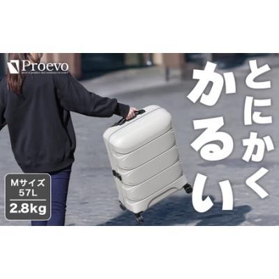 ふるさと納税 スーツケース キャリー [Proevo]  13001-3 Lite Frex 超M AY383 13002 (D.グレー/サンドベージュ/Mサイズ) 福岡県大木町