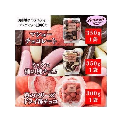 ふるさと納税 3種類のバラエティーチョコセット 1000g 11月〜3月発送 チョコレート 詰め合わせ 兵庫県伊丹市
