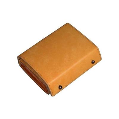 ふるさと納税 メンズ二つ折り財布 柑子色　【11100-1991】 埼玉県さいたま市