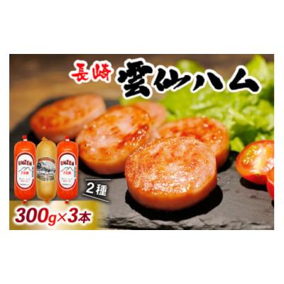 ふるさと納税 肉 ハム 長崎県 島原市 GD192 雲仙ハム ソーセージ 詰め合わせ 小×2本＋ハム×1本 各300g 絶品 人気 ウインナー ソーセージ おつまみ ギフト 肉…