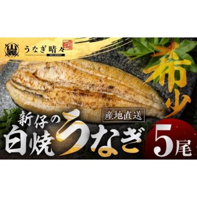 ふるさと納税 うなぎ 愛知県 豊橋市 山義養魚の『うなぎ晴々』 白焼 5尾 希少 豊橋うなぎ 厳選 国産 新仔うなぎ 若うなぎ 鰻 簡易包装 ウナギ 鰻 ギフト 土用…
