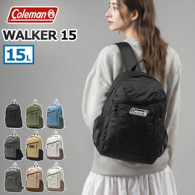 最大42%★5/17限定 公認販売店 コールマン リュック メンズ レディース キッズ 通学 Coleman 通勤 軽量 小さめ ブランド 15L A4 撥水 WALKER ウォーカー15