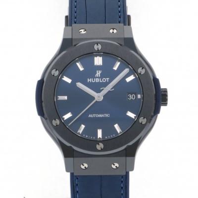 ウブロ HUBLOT クラシックフュージョン セラミックブルー 565.CM.7170.LR ブルー...