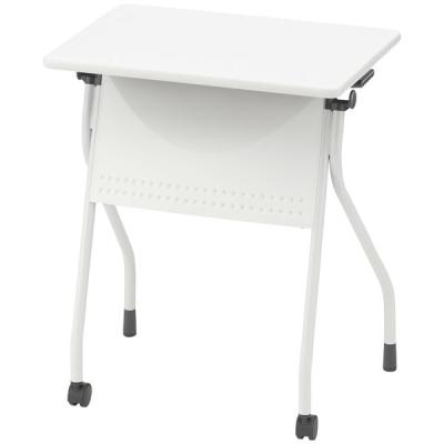 アイリスチトセ 研修デスク キャスター付き ホワイト 1台 ASDM-72-WW BT404 オリジナル