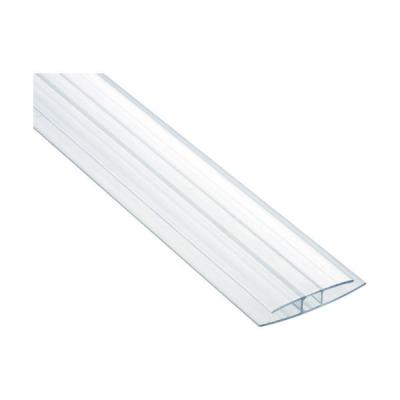 アイテック 光 ジョイント用ポリカジョイナー エ型 差し込み幅5.1×1820mm KTP-1800H 1本 354-6420（直送品）