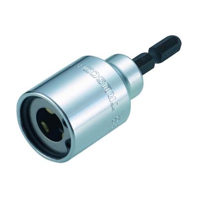 トラスコ中山 TRUSCO 電動ドライバーソケット 全ネジ適応 ネジ径W3/8 TEZN-38 1個(1丁) 252-9521（直送品）