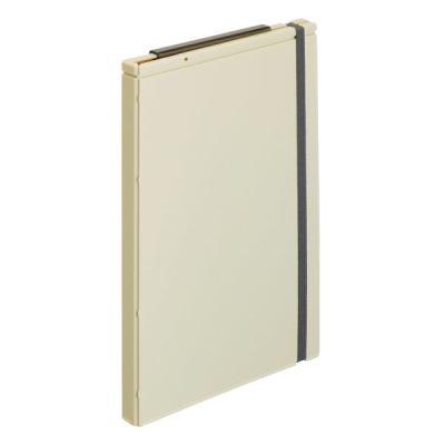 リヒトラブ リヒト Mutual 二つ折りクリップボード A5(A4・2ッ折) アイボリー A2068-16 1枚（直送品）