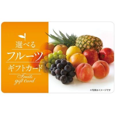 伊藤忠食品 選べるフルーツギフトカード(オレンジ) お歳暮のし・封筒・台紙セット 1枚（直送品）