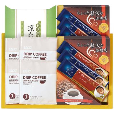 AGF・UCCコーヒー・ドリップ緑茶詰合せ ADB-25 1個（直送品）